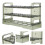 36 Pièces Porte Œufs 3 Étages Vert Transparent Pet 5