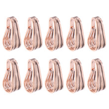10St Handige Roségouden Hangersluiting Voor Sieraden En DIY
