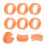6 pcs silicone finger rings soft clipper protectors 2