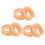 6 pcs silicone finger rings soft clipper protectors 8