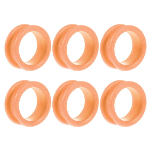 6 pcs silicone finger rings soft clipper protectors 2