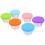 6 pcs reusable salad dressing containers with silicone lids 5