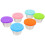 6 pcs reusable salad dressing containers with silicone lids 7