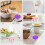 6 pcs reusable salad dressing containers with silicone lids 11