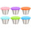 6 pcs reusable salad dressing containers with silicone lids 10