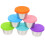 6 pcs reusable salad dressing containers with silicone lids 3