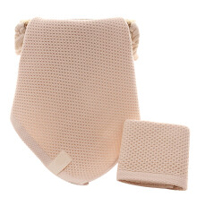 32x32cm pure cotton waffle towel lightweight absorbent beige multi-purpose