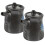 2pcs ceramic soy sauce container holder for sushi condiment dispenser 8