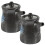 2pcs ceramic soy sauce container holder for sushi condiment dispenser 10