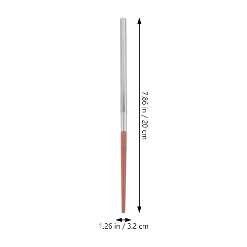 1 pair reusable foldable chopsticks portable for travel 1