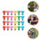 36pcs kids plastic shuttlecocks for exercise badminton assorted color 3