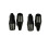 4pcs universal car deer whistle black auto safety alert device 2