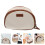 1St Simpele Witte Make-Uptas Met Retro En Canvas Materiaal 10