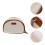 1St Simpele Witte Make-Uptas Met Retro En Canvas Materiaal 11