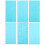 6Pièces Outils D'impression Bleu Pour DIY 8