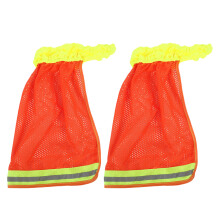 2 mesh zonneklep beschermhoes met reflecterende streep