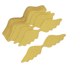 50St Papieren Engelvleugel Cake Ornament Voor Dessertdecor
