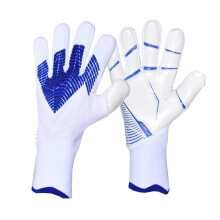 Football Goalkeeper Gloves Strong Grip Non-Slip Breathable Training Gloves For Adults And Kids Size 9 White