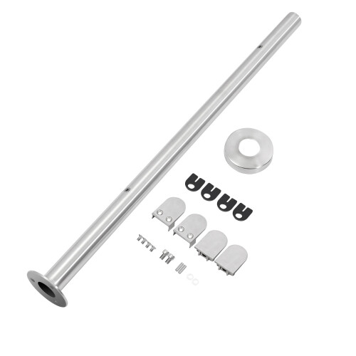 304 Stainless Steel Glass Railing Post,90cm End Post 2