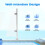 304 Stainless Steel Glass Railing Post,90cm End Post 7