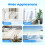304 Stainless Steel Glass Railing Post,90cm End Post 8
