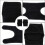 1Paire Support Genou Noir Éponge Respirant Protection 9