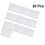 20pcs white boards anti pressure pads smooth absorption brick 4