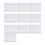20pcs white boards anti pressure pads smooth absorption brick 3