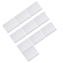 20pcs white boards anti pressure pads smooth absorption brick