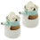 2pcs ceramic soy sauce and vinegar dispenser bottles 10