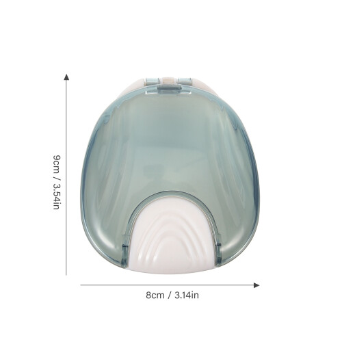portable denture case travel container small box holder 1