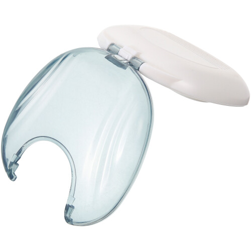 portable denture case travel container small box holder