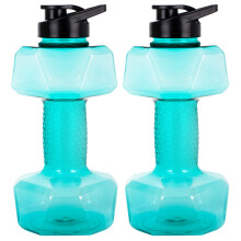 2 gewichtsvorm draagbare fitnessfles - fitnessaccessoire