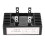 Diode Bridge Rectifier 100A 1600V 2-Phase High-Power 1-Piece Black 4