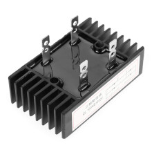 Diode Bridge Rectifier 100A 1600V 2-Phase High-Power 1-Piece Black