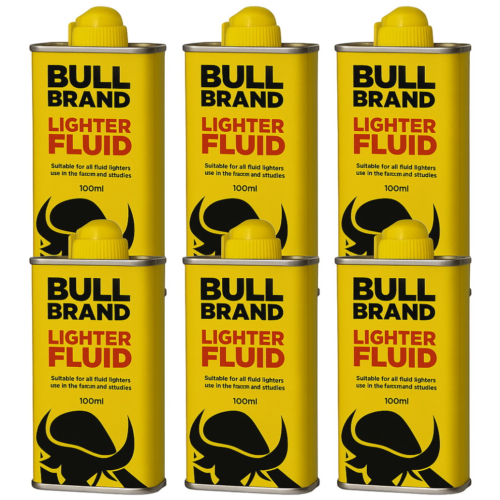 Dealforanyoccasion Bullbrand Lighter Fluid Refill 100Ml Bull Brand Smoking Petrol