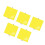 5 pcs 12 inch yellow cutting mats for plotter with removable pads 7