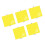 5 pcs 12 inch yellow cutting mats for plotter with removable pads 6