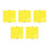 5 pcs 12 inch yellow cutting mats for plotter with removable pads 1