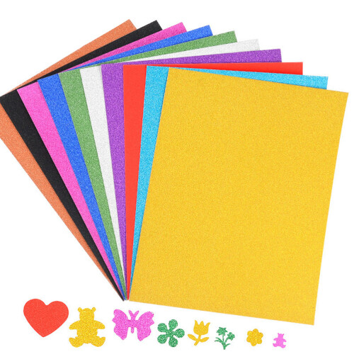20 a4 glitzerpappe basteln diy scrapbooking gold 1
