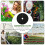 20pcs round anti grass fabric rings non-woven tree weed control 10