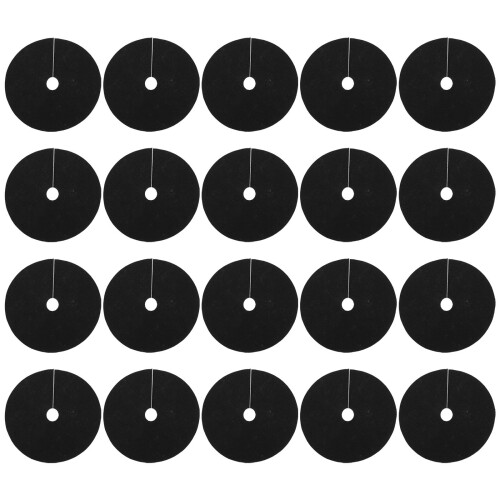 20pcs round anti grass fabric rings non-woven tree weed control