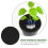 20pcs round anti grass fabric rings non-woven tree weed control 11