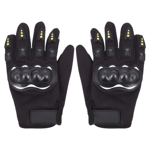 1 pair warm full-finger anti-slip multi-function riding gloves