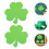 40 papierschmuck-blätter, shamrock-ausschnitte, st. patrick's day 9
