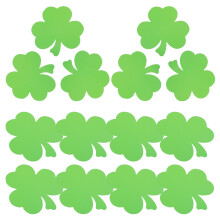 40 papierschmuck-blätter, shamrock-ausschnitte, st. patrick's day
