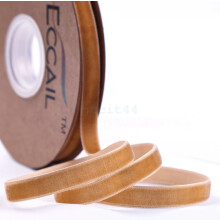 (Light Brown, 25mm) Velvet Ribbon Trim Good Quality Cut to Length 10/15/25mm 17 COLOURS Crafts HOT