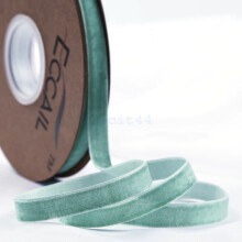 (Light Green, 10mm) Velvet Ribbon Trim Good Quality Cut to Length 10/15/25mm 17 COLOURS Crafts HOT