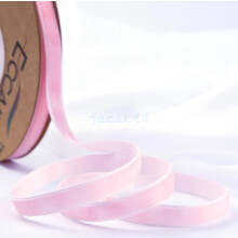 (Light Pink, 25mm) Velvet Ribbon Trim Good Quality Cut to Length 10/15/25mm 17 COLOURS Crafts HOT