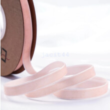 (Beige, 15mm) Velvet Ribbon Trim Good Quality Cut to Length 10/15/25mm 17 COLOURS Crafts HOT